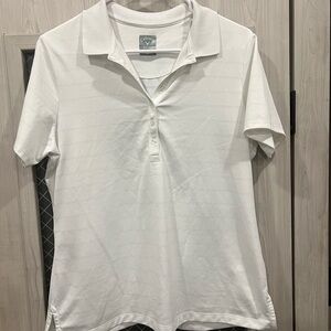 Callaway White Polo Shirt